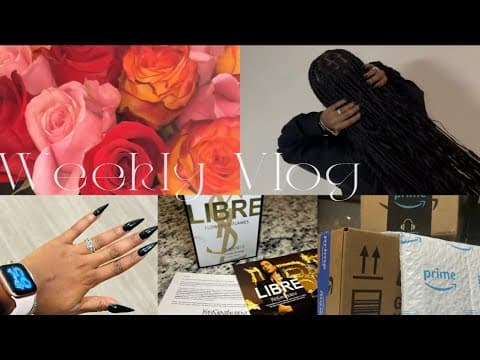 YSL Sent Me…📦, New Hair & Nails, Amazon Haul, It’s Fall (More Roses, Tea, & Self Care) | WeeklyVlogs
