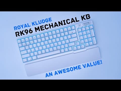 Royal Kludge RK96 Mechanical Keyboard Review - Just Solid!