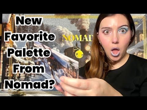NOMAD COSMETICS POLAR EXPRESS TUTORIALS + SWATCHES