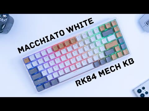 Royal Kludge RK84 Macchiato Keyboard - When Typing Matters!