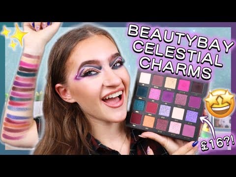 THE NEW BEAUTYBAY CELESTIAL CHARMS PALETTE IS A SOARING SUCCESS!! (Review + Swatches!)