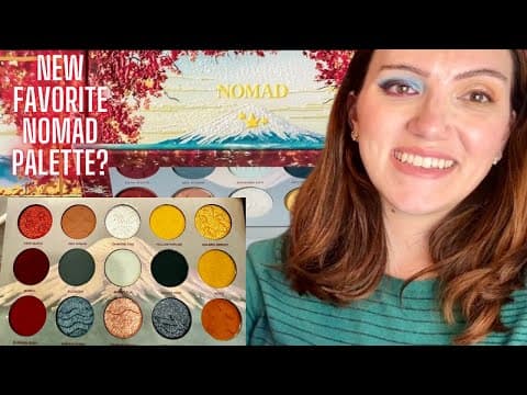 NOMAD COSMETICS FUJI FIVE LAKES PALETTE TWO TUTORIALS + SWATCHES