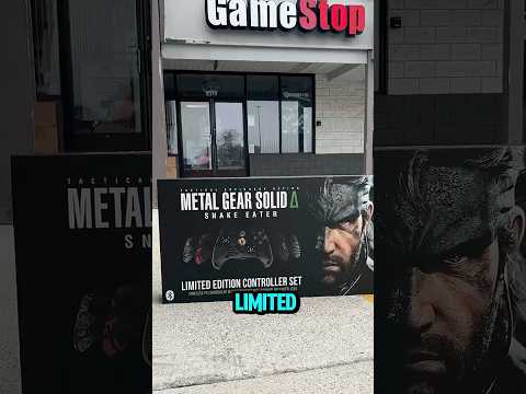 GameStop Sent Me the COOLEST Metal Gear Solid Snake Eater Gear Ever!
