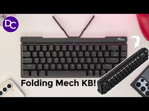 Royal Kludge F68 Folding Mech Keyboard - It Goes Anywhere! ⌨️