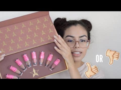 Lip Swatching Jeffree Star Cosmetics Mini Nudes Bundle
