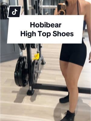 I LOVE my @HOBIBEAR OFFICIAL shoes! These are my go to for leg day and I love them 🥰 I have the low top ones as well and switch out between them but my regular ones aren’t black 😆I need them in all colors. #gymfit #squatshoes #squats #fitnessjourney #fitnessootd #gymootdgirl #barefootshoes #hobibear #ttsfashionfam #springfashionfest #tiktokshoprestock #aprilmademebuyit #tiktokshopcreatorpicks