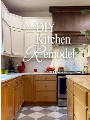 #ad I still catch myself, staring at this kitchen like it belongs to someone else. At the end of last year, this space f