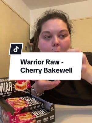 Warrior Raw - Cherry Bakewell @Warrior Supps Store #tiktokmademebuyit #springdeals #maydeals #warrior #warriorrawproteinbars
