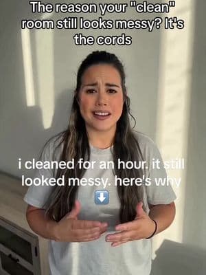 Cleaned for an hour and the room STILL looked messy — it was the cords behind the console 😩 This ultra-thin outlet cover hides the plug, tucks the cord flat, and lets you push furniture flush against the wall. Renter-friendly, no tools. It's tagged ⬇️ @Sleek Socket Shop #aicast #homehacks #hidecords #renterfriendly #tiktokshopfinds