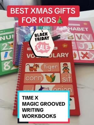 This is a great deal to gift kids thus holiy season. There oarents will love you. #TIMEX #TIMEEDU #kidsworkbooks #magicpen #handwriting #kidswriting #kidsxmasgifts #groovedhandwriting #childrensbook #christmas2024🎅🎄🎉🍾 #tiktokshopblackfriday #tiktokcybermonday #tiktokholidayhaul #tttastemakers #tttakeover