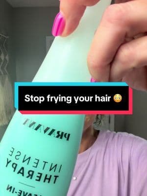If your hair feels dry, frizzy, tangled, or damaged from coloring and heat styling, this is the leave-in conditioner I’ve been reaching for nonstop. 💙 The @Pravana Intense Therapy Leave-In hydrates, detangles, adds shine, helps fight frizz, and protects hair from heat up to 450°F without making your hair feel heavy or greasy. As a busy mom, I love products that actually make my routine easier, and this one has earned a permanent spot in my bathroom. #TikTokShopBackToSchool #FallDealsForYou #TikTokShopBlackFriday #tiktokshopcybermonday leave in conditioner, hydrating hair mist, damaged hair repair, dry hair treatment, hair strengthening treatment, anti frizz hair spray, heat protectant spray, color treated hair care, hair hydration, detangling spray, salon quality hair care, brittle hair solution, frizzy hair fix, healthy hair routine, shine boosting hair treatment, mature hair care, bleach damaged hair, soft shiny hair, humidity proof hair, haircare routine