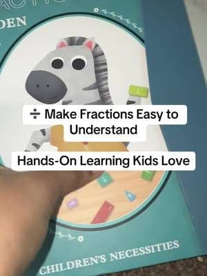 Fractions don’t have to be confusing. This Magnetic Fraction Educational Puzzle Set helps kids visualize fractions using colorful magnetic tiles and circles, making math more interactive and easier to understand. It’s perfect for homeschooling, classrooms, or extra practice at home. Add this to your cart today and make learning fun. #TikTokShop #LearningResources #MathMadeEasy #Homeschool #EducationalToys