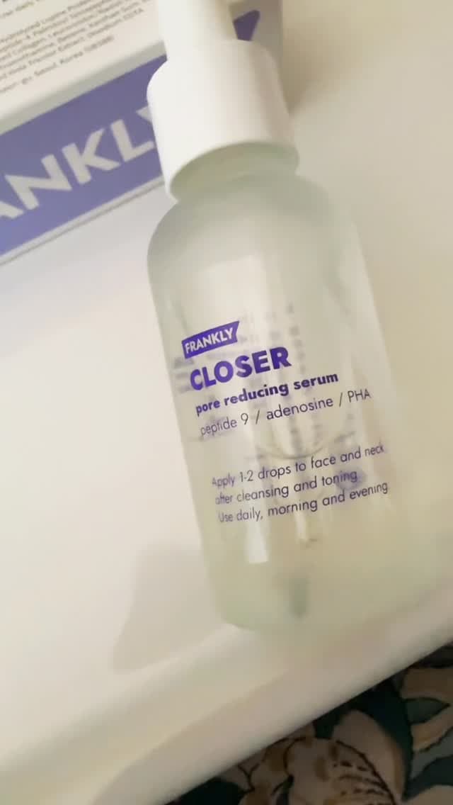 @frankly.skincare thank you for gifting me this fabulous product! It works amazing at helping with the appearance of sma