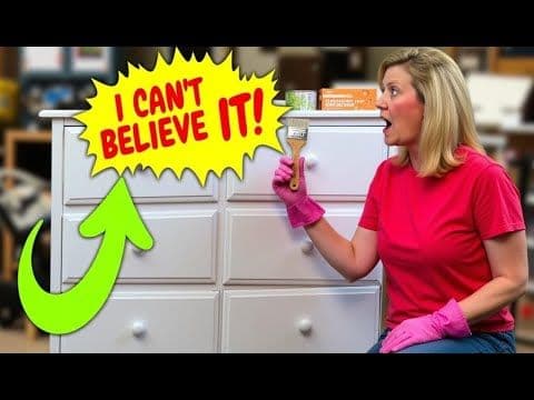 I Found Ugly Furniture and Made Big Money -Transforming a Dresser into a Showstopper