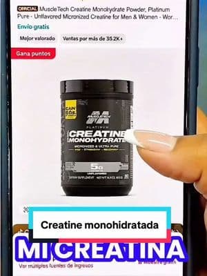 La creatina monohidratada es uno de los suplementos Incremento de la fuerza y potencia: Ayuda a mejorar significativamente el rendimiento en ejercicios de alta intensidad, como el levantamiento Desarrollo de masa muscular: Promueve el crecimiento del músculo magro y el volumen celular al favorecer la retención de agua intracelular y la síntesis de proteínas cuando se combina con entrenamiento de resistencia. Ayuda a reducir el daño muscular y la inflamación postentrenamiento, lo que agiliza los tiempos de recuperación entre sesiones.@MuscleTech #gym#creatinamonohidratada #creatine #gymtok #lifestyle #muscletech #monohydratecreatinepowder #micronizedcreatinepowder #buckedupcreatinecandyreview #creatinemonohydrategummies #creatinemonohydrateforwomen #creatineprotein #preworkoutwithcreatine #nutricostcreatinemonohydrate #bestcreatine #creatinebenefitsforwomen #tiktokshop #tiktokshopblackfriday #tiktokshopholidayhaul #ventas#ventas #gymmotivation #gymnastics #gymlifestyle