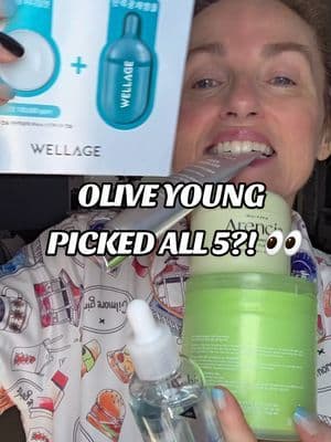 Olive Young basically said, โHereโlet us build your routine.โ ๐ This curated 5-step K-beauty set includes the Arencia Fresh Green Rice Mochi Cleanser, Abib Heartleaf Essence Pads, Wellage PDRN One Day Kit, Torriden Dive-In Serum and S.NATURE Aqua Squalane Moisturizing Cream. I already loved several of these, but that final moisturizer was a VERY nice surprise. ๐โจ #TikTokCreatorSearchInsightsIncentive #koreanskincare #kbeauty #over40 #tiktokshopfind @olive young