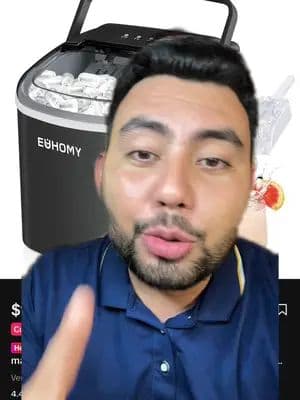 Promoción de la máquina de hielos euhomy #maquinadehielos #euhomyicemaker #TikTokShopHotSaleMx #ShopToker #KikeBarron #hotsale #techtok