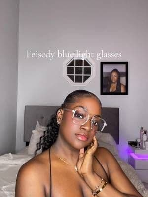 Feisedy blue light blocking glasses🥰 #tiktokshopcybermonday #tiktokshopblackfriday #spotlightfinds #feisedyeyewear #feisedy @feisedysunglasses