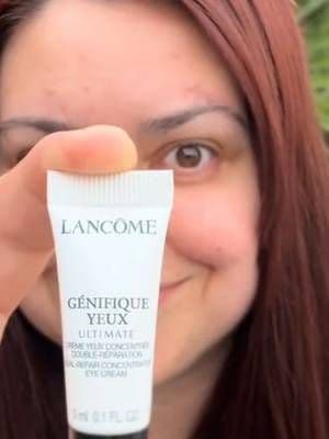 Tired eyes? Not today. I’ve been trying out the Lancôme Génifique Yeux Ultimate – a luxe little tube packed with big promises! This dual-repair concentrated eye cream has a lightweight texture, absorbs like a dream, and leaves my under-eyes looking fresher, smoother, and just that little bit more awake. No irritation, no pilling - just hydration and a subtle brightening effect. It also layers perfectly under makeup! Would I invest in the full size? It’s definitely on my wishlist ✨ @Lancôme #mylancomecommunity #ad #gifted #EyeCreamReview #Glow_with_Ania #LuxurySkincare #SkincareFavourites #LancomeGenifique