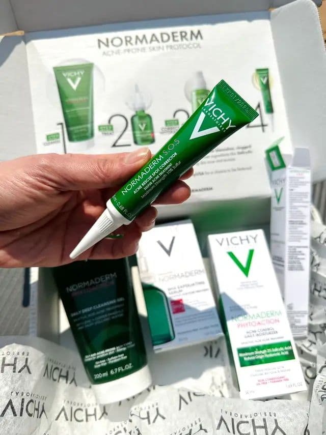 Hey there, did you know it's #acneawarenessmonth ? I'm really excited to share my latest acne skincare favorites with you from @vichyusa and @Vichy Laboratoires that they #gifted me this month. I've been using these products for a week now, and let me tell you, they're incredible. I've discovered that ingredients like Salicylic Acid, Sulfur, and Glycolic Acid are truly helpful in tackling acne. Thankfully, @vichylaboratoires has incorporated all of these powerful ingredients into their four-step acne routine. The results? Astonishing! Not only has it effectively healed my acne spots, but it has also visibly improved my uneven skin tone and rough skin texture. Trust me, this skincare routine is a game-changer! What I received: 🌿Anti-Acne Purifying Gel Cleanser With Salicylic Acid 🌿BHA Peeling Serum a daily acne treatment with Salicylic Acid, Glycolic Acid and Probiotics 🌿Anti-acne Double Action Moisturizer with 2% Salicylic Acid, Hyaluronic Acid and Probiotics 🌿PhytoSolution Acne Spot (Treatment to dry out pimples overnight, my new fav💓) #acneawareness #acne #adultacne #vichy #vichylover #vichyskincare #acne #acnetreatment #LTKFind #AcneAwarenessMonth #acneawareness #skincare #skincarelover #skincareproducts #skincarecommunity