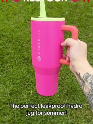 I’m OBSESSED with all of their styles and colors! I definitely plan on ordering more!! #hydrojug #leakproof #tumbler #tumblersoftiktok #spillproof #hydration #hydrate #hydrated #summertumbler #cups #tumblercups #tiktokshopfinds #creatorsearchinsights #creatorsearchinsight