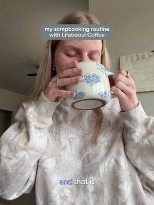 @Lifeboost Coffee is my creative fuel — seriously such a difference in good quality coffee. #lifeboostcoffeepartner #ad #scrapbookwithme