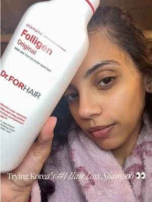 Actually really liking this one 👀🫧 My scalp feels so clean after using the Dr.FORHAIR Folligen Original Shampoo. Available at Costco in-store + online! @Dr.FORHAIR #gifted #DrFORHAIR #HairCare #ScalpCare #CostcoFinds