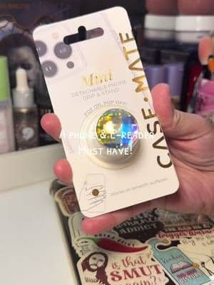 Cute phone accessories that actually make life easier ✨ This @Case-Mate mini phone grip works on your phone and Kindle or e-reader — for scrolling, texting, reading, and watching hands-free. Such a small upgrade but I use it all day long. #phoneaccessories #kindleaccessories #tiktokshopfinds #casemate #tiktokmademebuyit