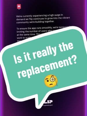 After being very stubborn I finally broke down and gave the new app Flip a try. The wanna be TikTok shop affiliate replacement app but of course nothing can truly replace what community we have built here on this platform. I just don't see it lasting, we shall see. Hopefully a better update will reveal. Mindset 2025 nothing will stop us from monetizing. Something will always take the place of the next. Just saying. I really don't think this app is going anywhere though it just needed a distraction through the election. #noreplacement #tiktoknotban #tiktokshopaffiliates #flip #flop #monetizeonflip #tiktokreplacementapp #newapp #disappointing #appnotworking