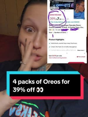 Literally this is one of the best deals I have come across for Oreos. This is one of the absolute best kinds I have ever tried. RUNNNN 🏃♀️ 🏃♀️ 🏃♀️ @OREO #oreo #cookie #brownsugarpancakeoreo #btsoreo #tiktokshopdeals