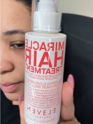 11 benefits. 1 bottle. 😱✨ Body: The Eleven Australia Miracle Hair Treatment is officially my new personality trait. It’s a leave-in that protects, repairs, and smooths in seconds. 🧴✨ Cruelty-free, paraben-free, and a total lifesaver for dry hair. Shop it now in the link below! 🏃♀️💨 #haircare #elevenaustralia #hairhacks #tiktokshop #shinyhair @ELEVEN Australia