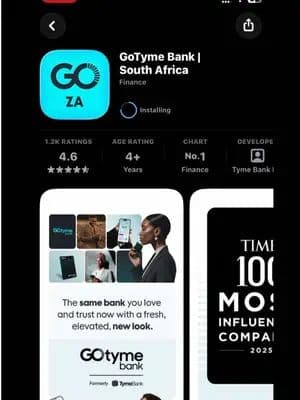 If you’re still on the old GoTyme app… babe, it’s time to switch 😂💙 The new Blue app is calling! #bankingasitshouldbe #gotymebank #gotymeapp #ad @GoTyme Bank ZA