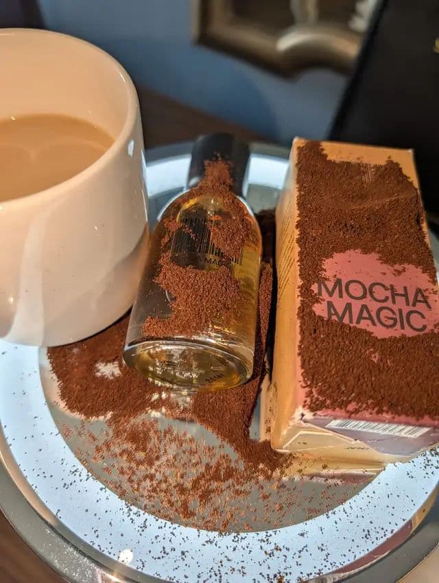 Thank you @dedcool 🖤 & @beautytap 💋 for gifting 🎁 me this Mocha Magic ☕🪄 fragrance I absolutely love it! 😍 Here's my review: ⭐⭐⭐⭐⭐ I love this Mocha Magic by Ded Cool so much! It smells sweet and savory at the same time! It's relaxing but energizing and I just can't get enough of the way it smells! I am a huge mocha fan so this is absolutely right up my alley! It smells very distinctly like mocha which has a combination of an amazing and delicious coffee and chocolate aroma! It really stands out from my other fragrances because it's so sweet and welcoming! This is my first ever product from Ded Cool and I absolutely love it and I am so excited to try more! #dedcool 😎 #beautytap 🌈 #gifted 🎁 #ugccreator 🎥 #mandib8803💕