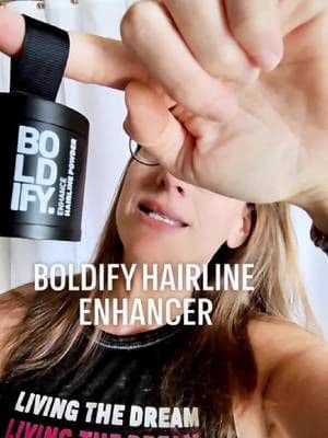 First time using Boldify Colored Hairline Powder and I'm fully on board! @boldify #boldify #thinhair #thinninghair #finehair #over40 #over40club #tiktokshopjumpstart #ttsdelightnow #giftguide #lovelanguage #seasonalgems #BeMineSocialArmy