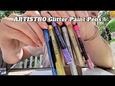 Rock Painting Just Got Way Prettier ✨ Artistro Glitter Pens
