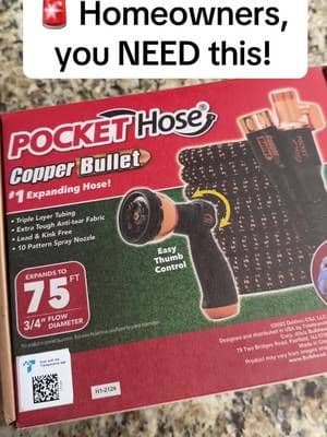 🚨 Homeowners, you NEED this! 🏡 My first thought when I unboxed the Copper Pocket Hose? SO impressed by the soft fabric