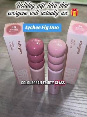 Holiday-ready lips without the sticky gloss β¨ This Colorgram Fruity Glass Tint Duo (Lychee Fig Duo) gives juicy shine, buildable color, and a stain that lasts. Perfect as a gift or stocking stuffer ππ Tap the orange cart to grab the holiday deal before itβs gone π @Colorgram US #glossylips #colorgram #liptints #holidayhustle #tiktokshopholidayhaul