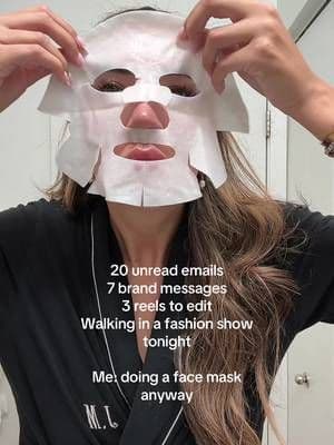 #SKIIgifted Some days the schedule is chaos — emails, brand messages, content to edit, and walking in a fashion show tonight for @The Modern Day Wife - The Icon Edit. But before the glam, I always prioritize skin prep. Taking 15 minutes with the SK-II Facial Treatment Mask to reset and hydrate before makeup. Each mask is soaked with PITERA™, SK-II’s signature ingredient, and it leaves my skin glowing and ready for a long event day. Thank you @SK-II for the pre-event skin moment. #SKII #Gifted #SkincareRoutine #EventPrep