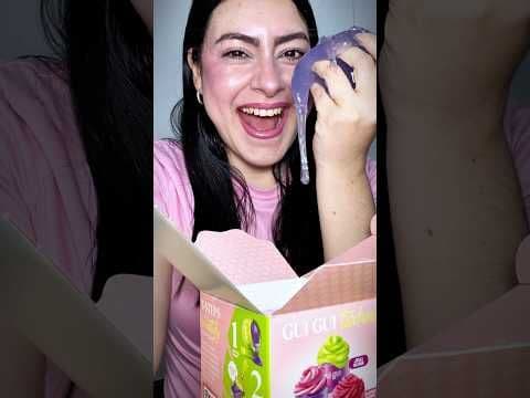 My new #GUIGUI Fruity Glow Slime 🤩 #slime #unboxing #shorts