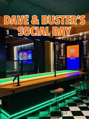Tried the new social gaming at Dave & Buster's, and it’s a game-changer! The Social Bays with shuffleboard and High-Tech Darts add an interactive twist that is perfect for groups. It’s a fun blend of tech and friendly competition that keeps everyone engaged. Definitely worth checking out for game night! @Dave & Buster's 📍Dave & Buster's Corpus Christi 5488 S Padre Island Dr Ste 1260, Corpus Christi, TX 78411 #DaveAndBustersPartner #DaveAndBusters #DnBFutureOfPlay #ad