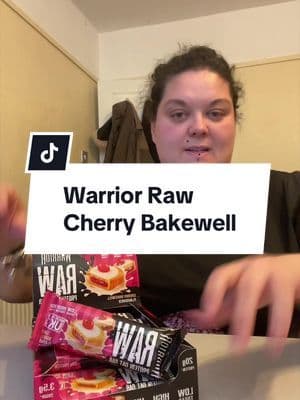 Warrior RAW Bar - Cherry Bakewell @Warrior Supps Store #tiktokmademebuyit #springdeals #maydeals #warrior #warriorrawproteinbars