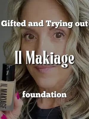 Want a streak free, medium to full coverage that doesn’t feel heavy…you’ve got to try this out. It’s @IL MAKIAGE , Woke Up Like This foundation.#sponsered . . . #ilmakiage #ilmakiagereview #foundationreview #gifted