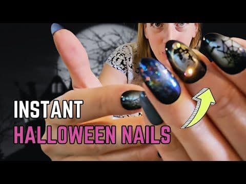 Easy Halloween Nails with Kiss Press-On Nails