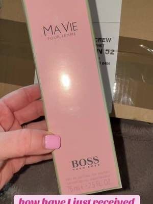 So very grateful to of received this. It’s even more special as it’s the same one my mum used to buy me 🥺✨🌷#hugoboss #