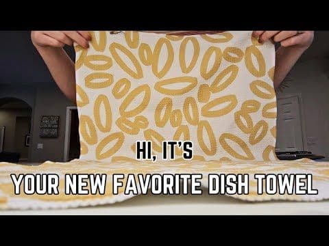 GEOMETRY Kitchen Tea Towel (Sunny Hills): Brighten Up Your Kitchen!