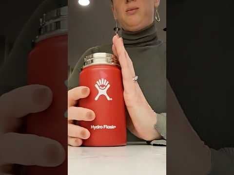 Built-to-Last Red Hydro Flask 12 oz for Backpack Pockets #kidsessentials