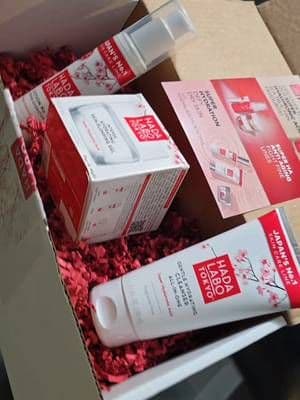 Japan's Number 1 Skincare PR 🎁 😱😍✨️ 🧿 . . . . . #unboxing #ugc #ugccreator #ugccommunity #skincare #skincareroutine #sephora #sephoracanada #beautybloggers #fashionblogger #influencer #skincareinfluencer #kwc #kitchener #waterloo #cambrige #kwcinfluencer #PR #prpackaging #collab #collboration #paidcollab #promotion #paidpromote #japan #Japanese #japaneseskincare #hadalabotokyo @hadalabotokyo @hadalabotokyo_ca @Hadalabotokyo