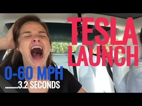 05 - My Tesla Experience! 🚘 0-60 mph Tesla Launch!